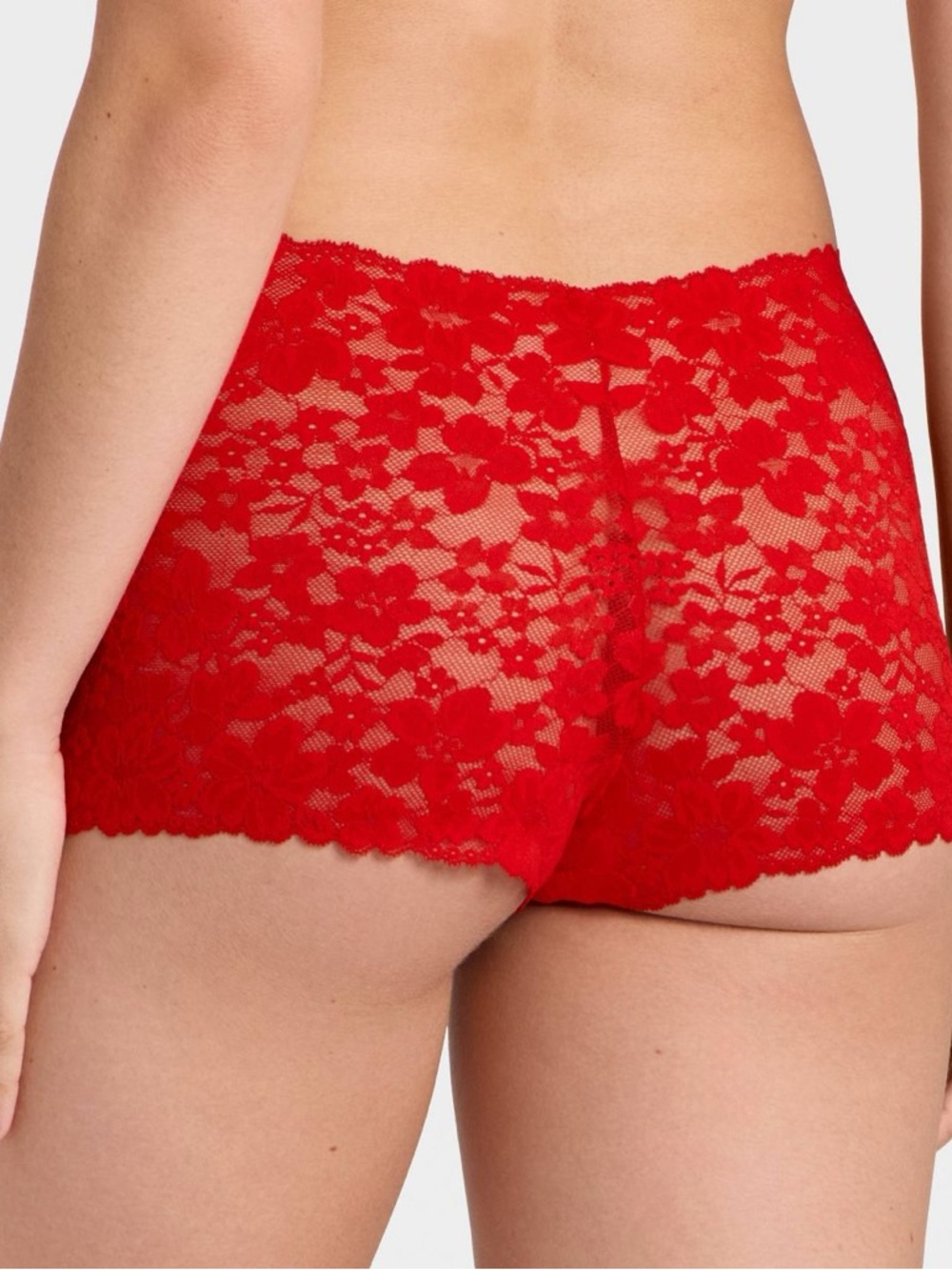 NWT Auden 2 Red Lace Boyshorts - Floral Stretch Set of 2 !!! X-Small